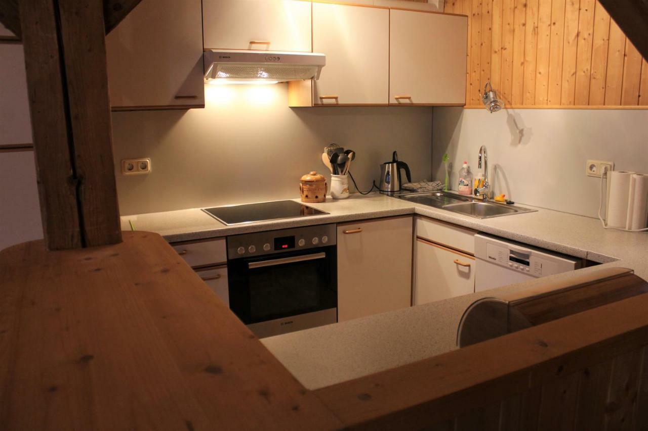 Ferienwohnung Zum Alten Forsthaus Messern Exterior photo